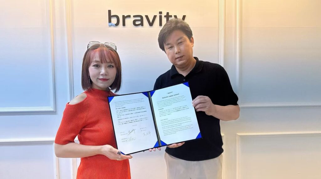 韓国コスメブランド「bravity」と 日本ライブコマース総代理店契約を締結